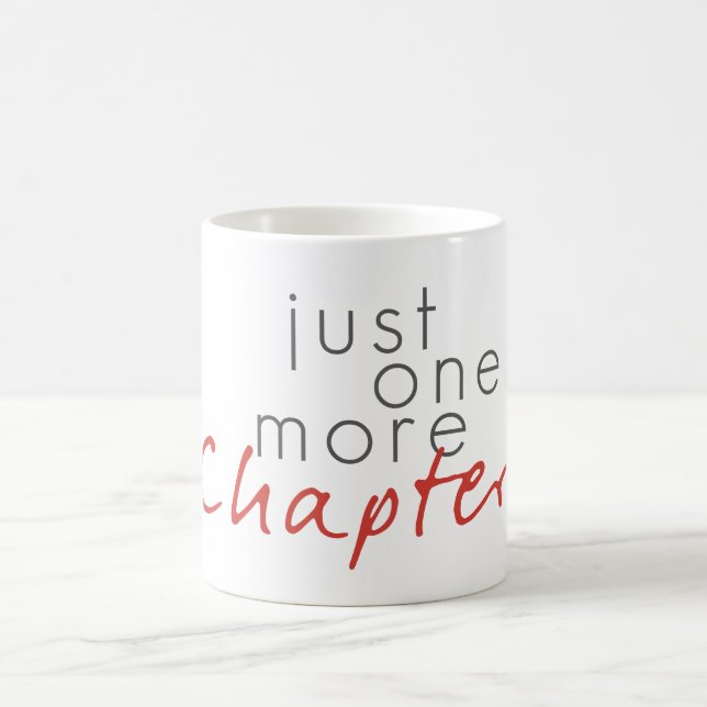 Taza De Café Red Just One More Chapter Coffee Mug (Centro)