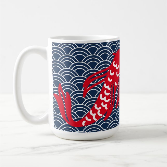 Taza De Café Red Koi Fish (Izquierda)