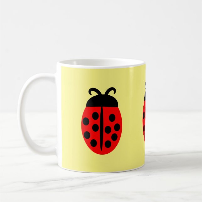 Taza De Café Red Ladybug Mug (Izquierda)