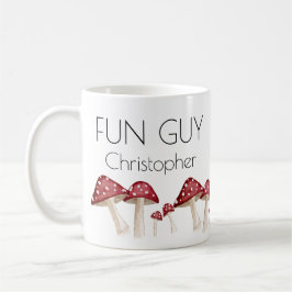 Taza De Café Red Mushroom Fun Guy Funny