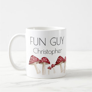 Taza De Café Red Mushroom Fun Guy Funny