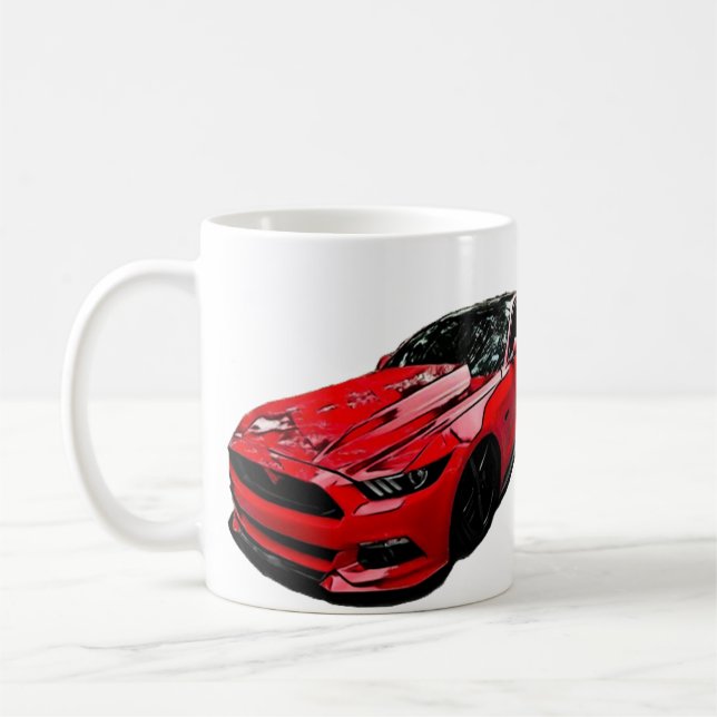 Taza De Café Red Mustang S550 (Izquierda)