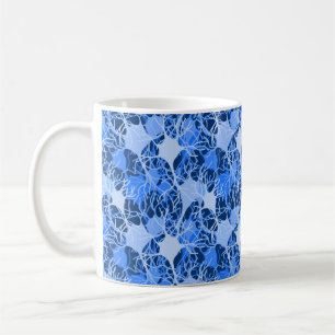 Taza De Café Red Neuronal Neuronas Azules