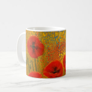 Taza De Café Red Poppy Mug