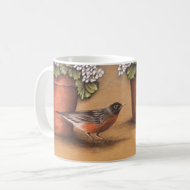Taza De Café Red Robin (Anverso izquierdo)