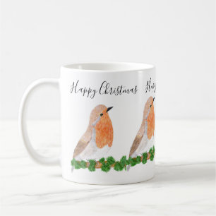Taza De Café Red Robin navidades