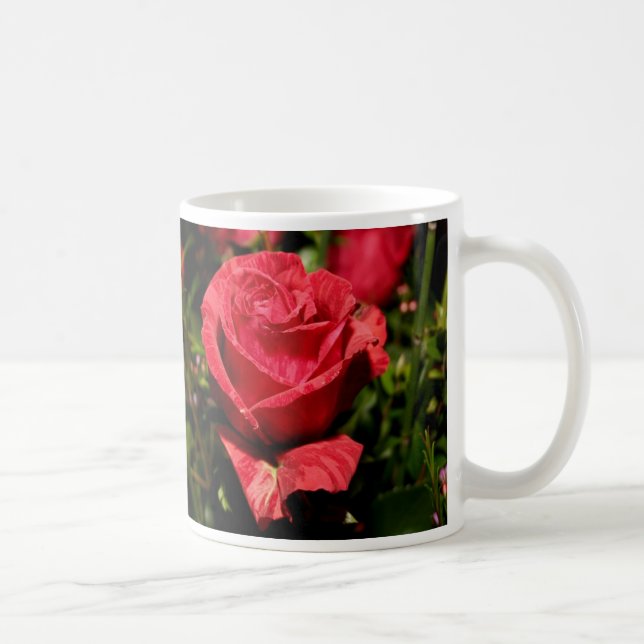 Taza De Café Red Rose Bouquet (Derecha)