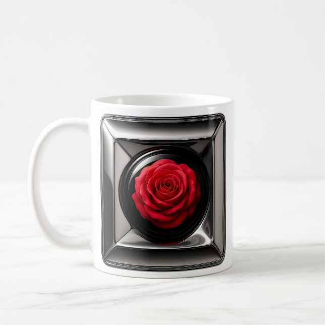 Taza De Café Red Rose Meta (Izquierda)