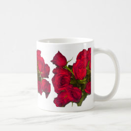 Taza De Café Red Roses Mug