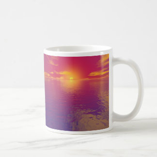 Taza De Café Red Sunset