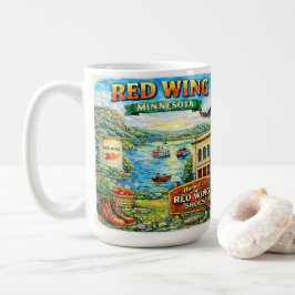 Taza De Café Red Wing, Minnesota Souvenir Gift Latte Mug