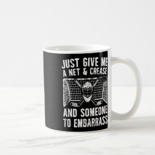 Taza De Café Red y Área de meta Portero de hockey sobre hielo P