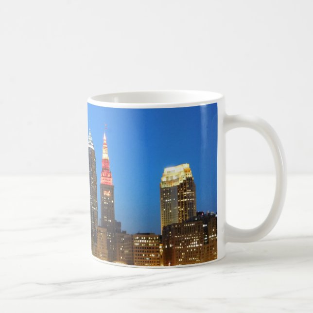 Taza De Café Red y Gold Cleveland OH Mug (Derecha)