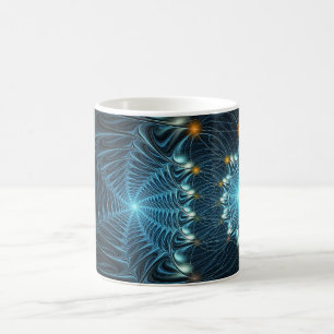 Taza De Café Redes de Araña Metálicas