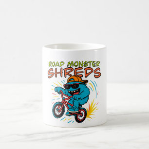 Taza De Café Redes de monstruos de carreteras
