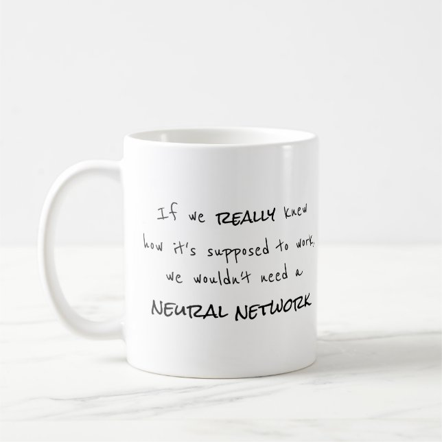 Taza De Café Redes neuronales: La verdad - Mug (Izquierda)