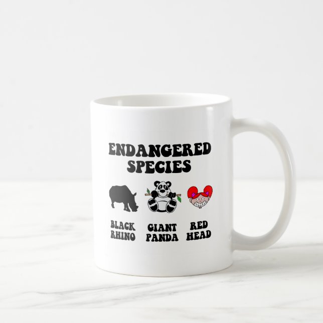 Taza De Café Redhead divertido (Derecha)