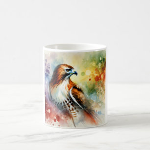 Taza De Café Redtailed hawk 061024AREF142 - Watercolor