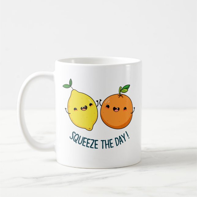 Taza De Café Reducir el día del bollo de fruta positivo (Izquierda)
