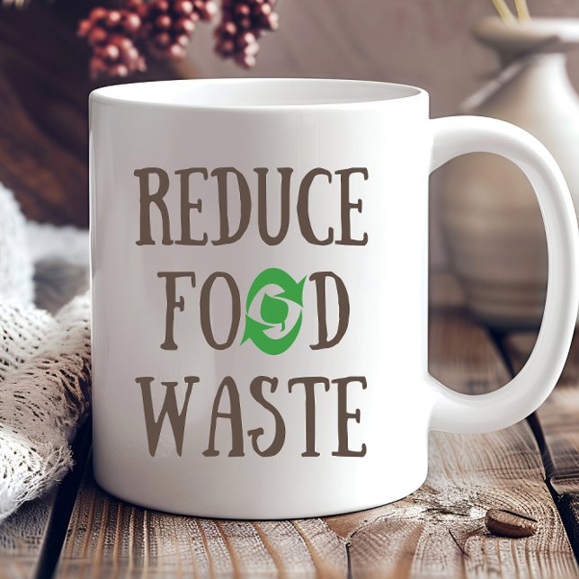 Taza De Café Reducir el reciclado de residuos de alimentos de f (Subido por el creador)