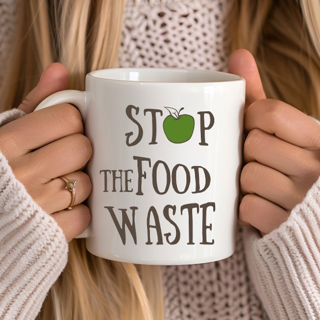 Taza De Café Reducir el reciclado de residuos de alimentos de f (Subido por el creador)