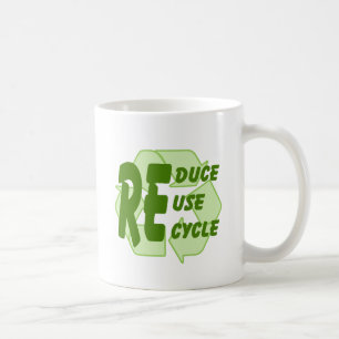 Taza De Café Reducir el uso del reciclaje 2