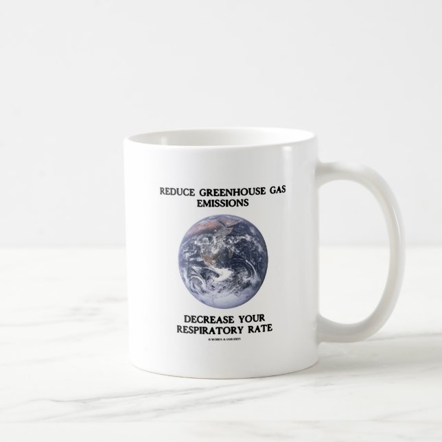 Taza De Café Reducir las emisiones de gases de efecto invernade (Derecha)