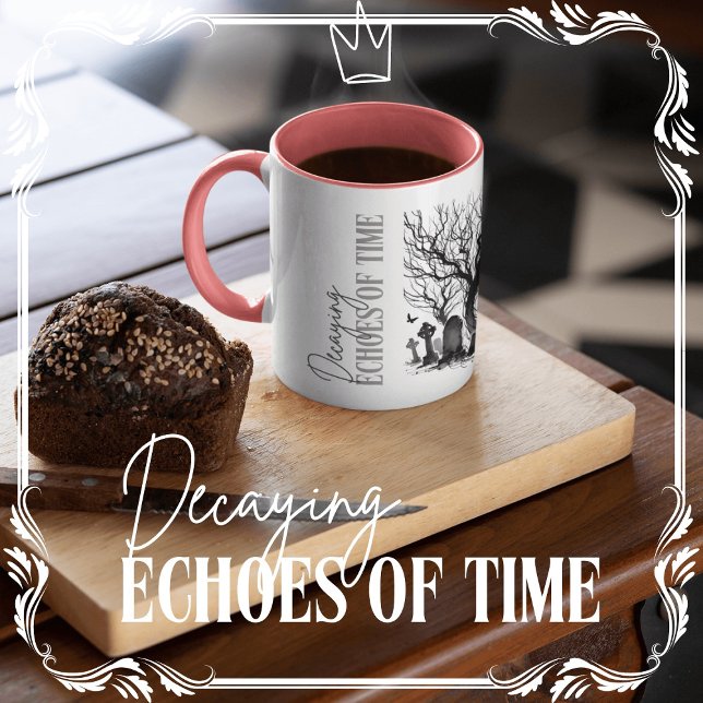 Taza De Café Reducir los ecos del tiempo (Decaying Echoes of Time cover from The Beekeeper Store)