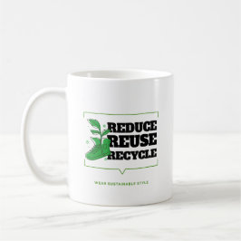 Taza De Café Reducir, Reutilizar, Reciclar
