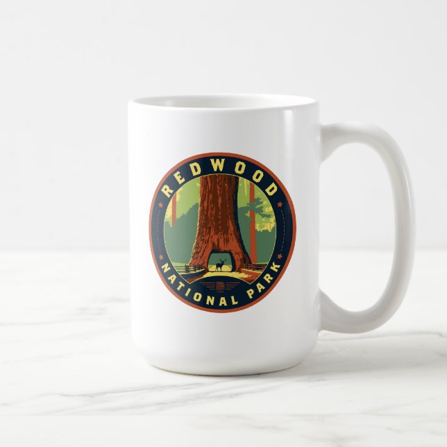 Taza De Café Redwood National Park (Derecha)