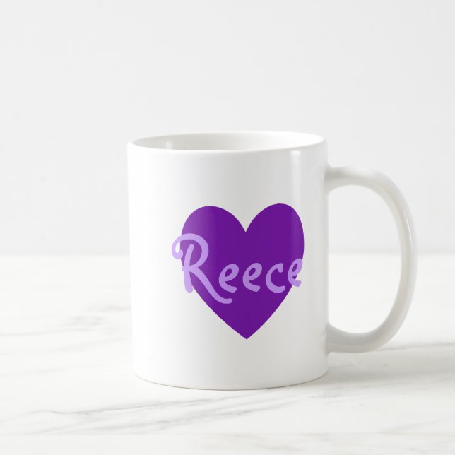 Taza De Café Reece en morado (Derecha)