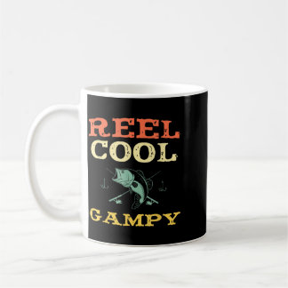 Taza De Café Reel Cool Gampy Pesca Pescador Divertido Vintage