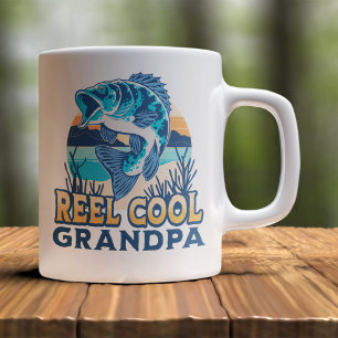 Taza De Café Reel Cool Grandpa Funny Fisherman grandpa