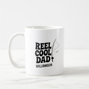 Taza De Café Reel Guay Dad Fishing Funny Padres regalo del día