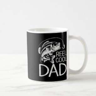 Taza De Café Reel Guay Dad Pescador Pescador Pescador Amante Pa