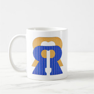 Taza De Café Reese Rideout Blue & Gold