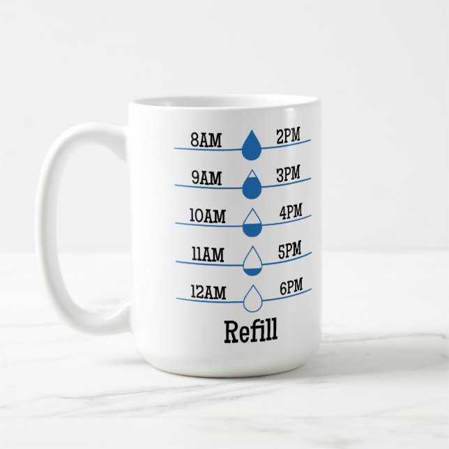 Taza De Café Refill Chart (Izquierda)
