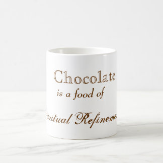 Taza De Café Refinamiento del espiritual del chocolate