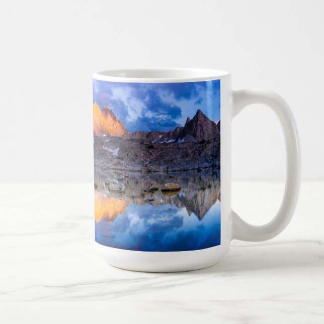 Taza De Café Reflejo de montaña, California (Derecha)