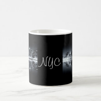 Taza De Café reflejos de la ciudad de Nueva York