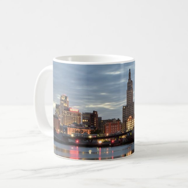 Taza De Café Reflejos del centro de Providence (Anverso izquierdo)