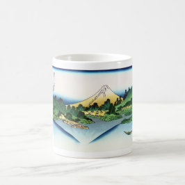 Taza De Café Reflexión en el lago Misaka, provincia de Kai