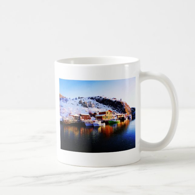 Taza De Café Reflexión Sobre El Lago Quidi Vidi (Derecha)