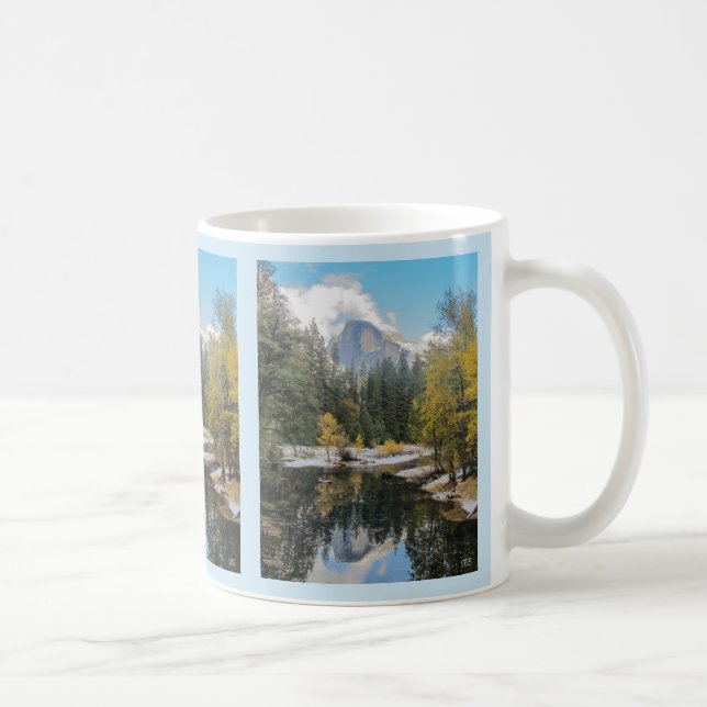 Taza De Café Reflexiones De Media Domo (Derecha)
