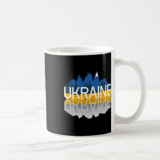 Taza De Café Reflexiones de montañas de Ucrania Naturaleza ucra