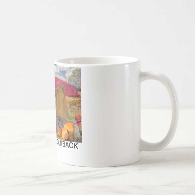 Taza De Café REFLEXIONES del australiano    de la onza interior (Derecha)