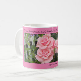 Taza De Café Reflexiones rosas rosas de ti café Mug