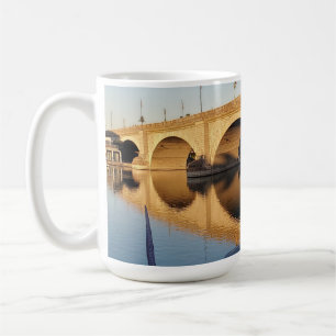 Taza De Café Reflexiones sobre el puente de Londres, el lago Ha