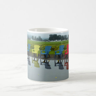 Taza De Café Reflexiones sobre la silla Adirondak