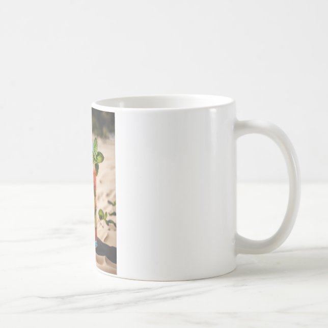 Taza De Café "Refrescando vibraciones de sandía Mojito" (Derecha)
